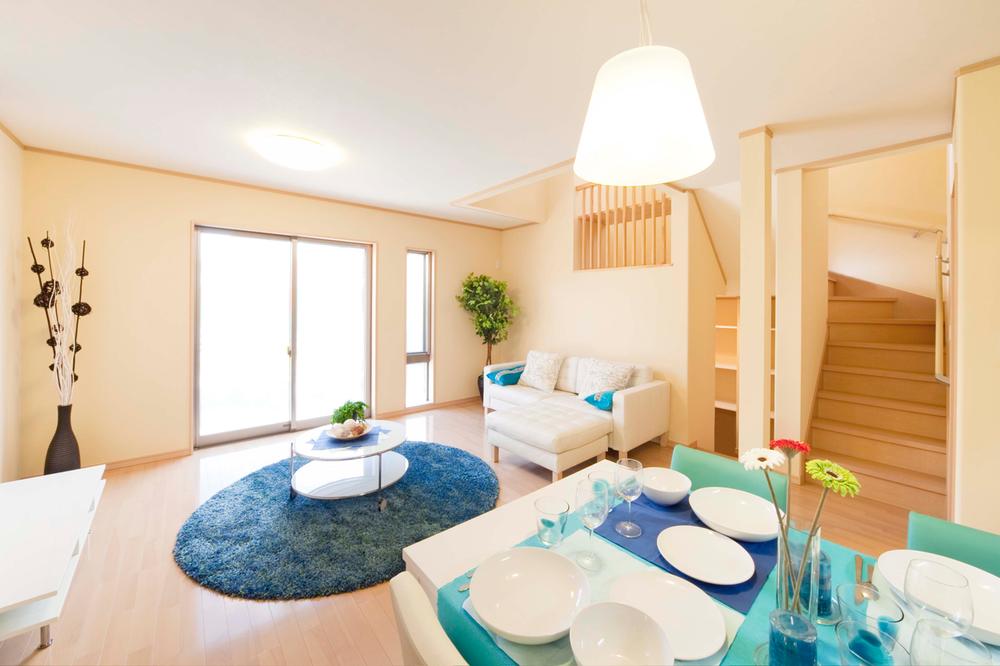 Building plan example (introspection photo). Conversation of your family is lively, Open sense of LDK price 14.9 million yen Building area 109.09 sq m