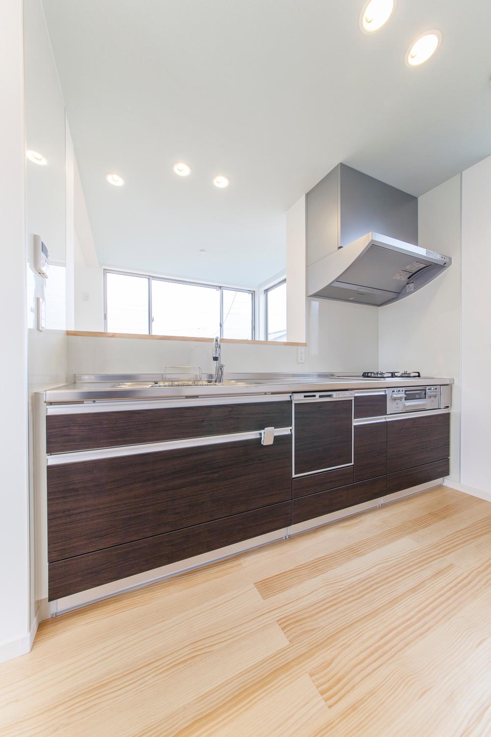 Same specifications photo (kitchen). Example of construction Dishwasher, Artificial marble counter