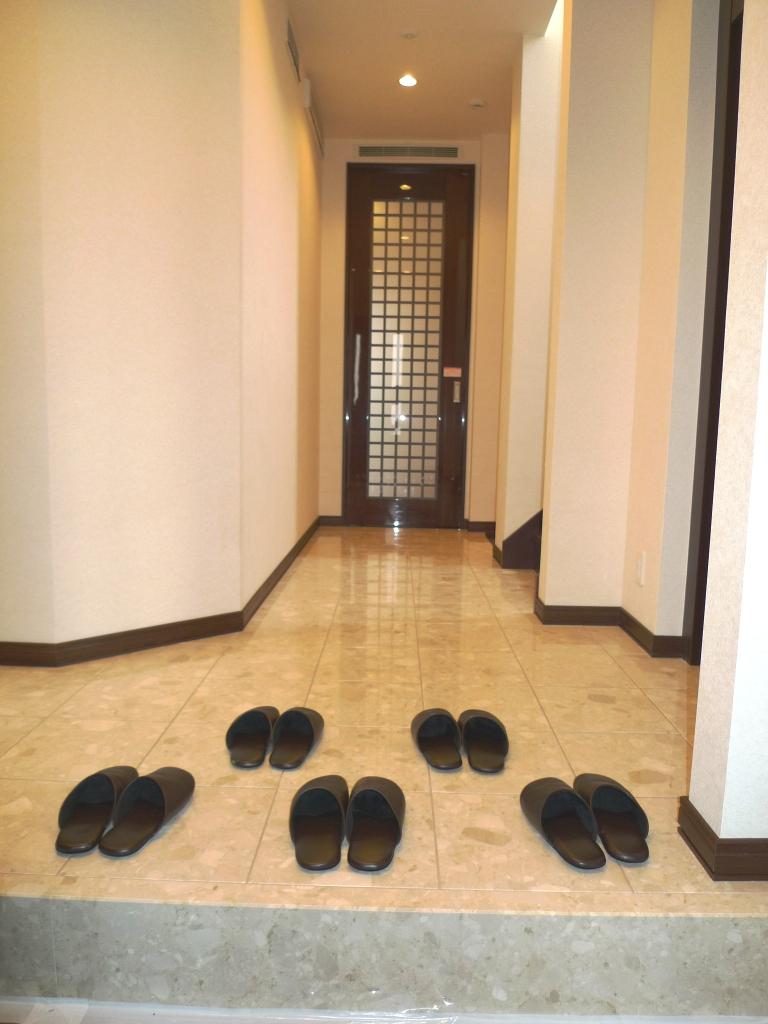 Entrance. In storage lot with the first floor entrance SIC. Indoor shooting (November 3, 2013)