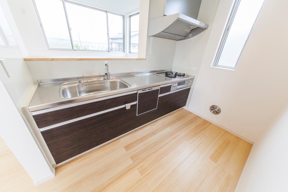 Building plan example (introspection photo). Our construction cases kitchen