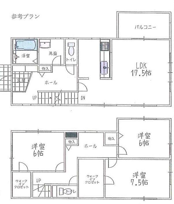 Building plan example (floor plan). Building plan example