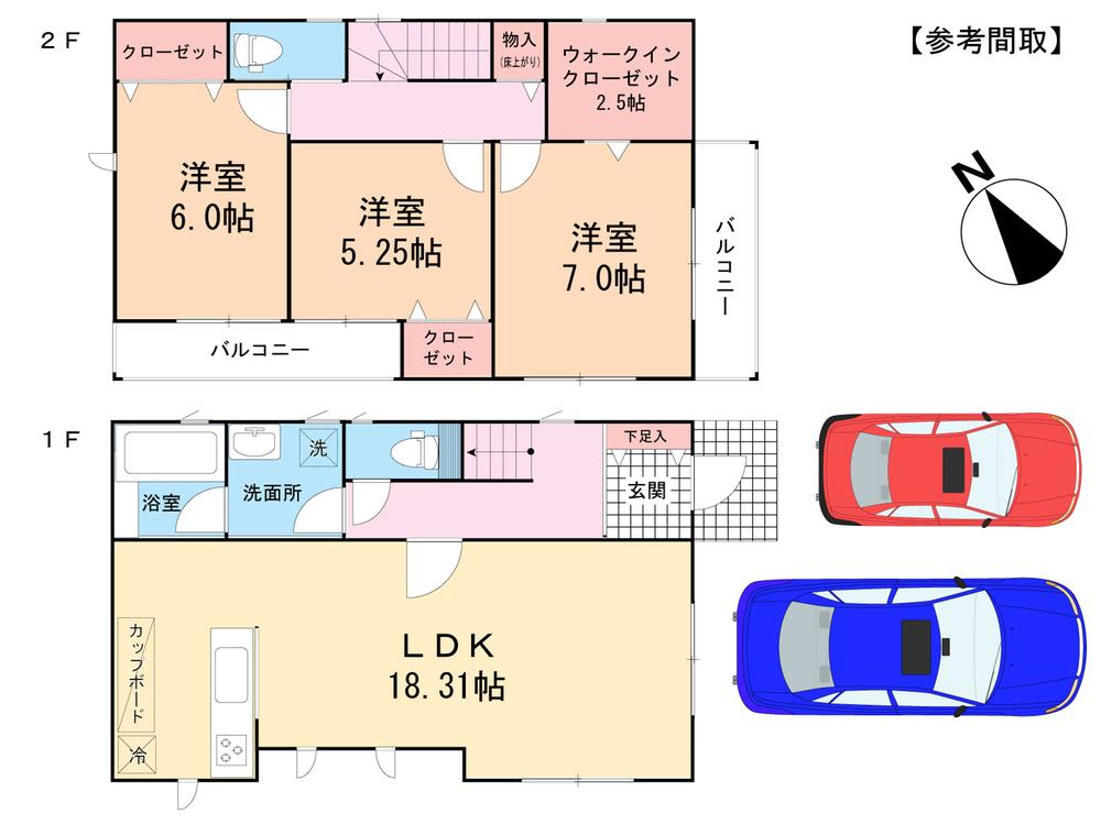 Building plan example (floor plan). Building plan example