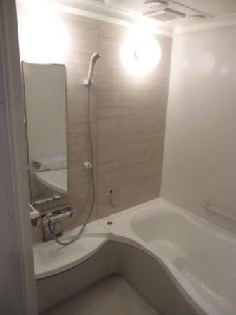 Bathroom. Sound shower is standard equipment which music to listen in the bathroom