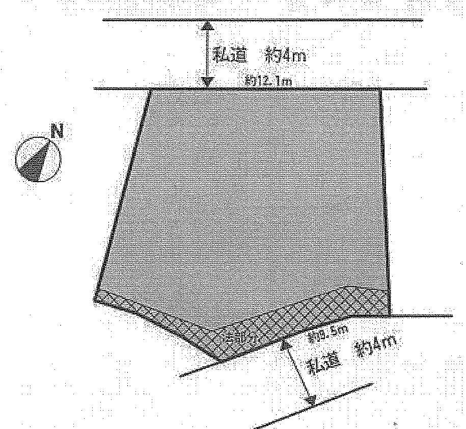 Compartment figure. Land price 34,800,000 yen, Land area 208 sq m