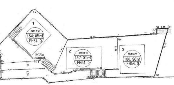 Compartment figure. Land price 23.8 million yen, Land area 157.01 sq m