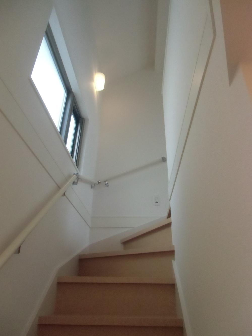 Other introspection. Bright stairs, Also installed larger windows!