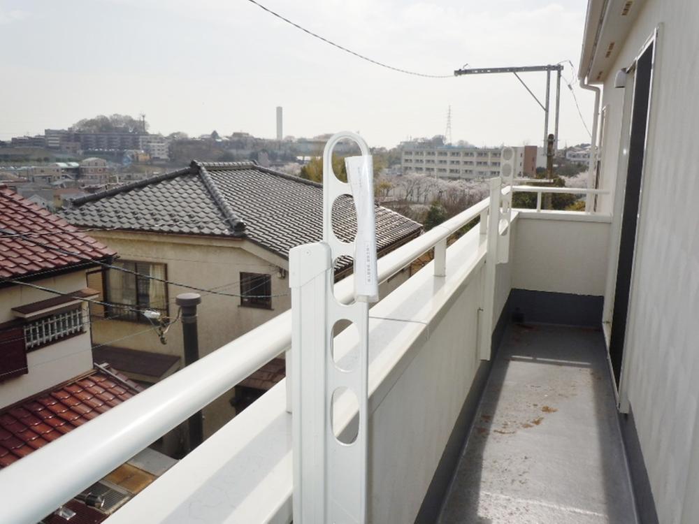 Balcony. Spacious and, Day is good.