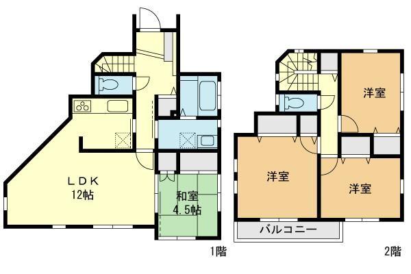 Floor plan. 32,800,000 yen, 4LDK, Land area 116.52 sq m , Building area 101.64 sq m floor plan