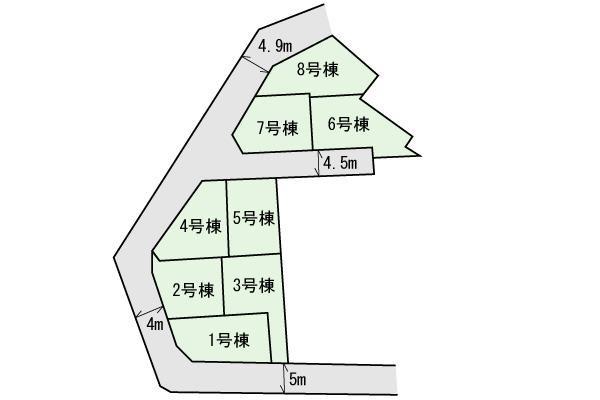 Compartment figure. 32,800,000 yen, 4LDK, Land area 116.52 sq m , Building area 101.64 sq m compartment view