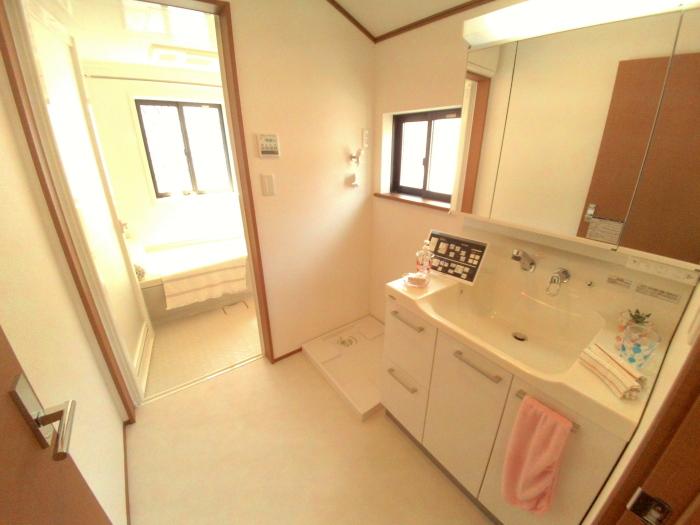 Wash basin, toilet. Shampoo dresser (3 Building)