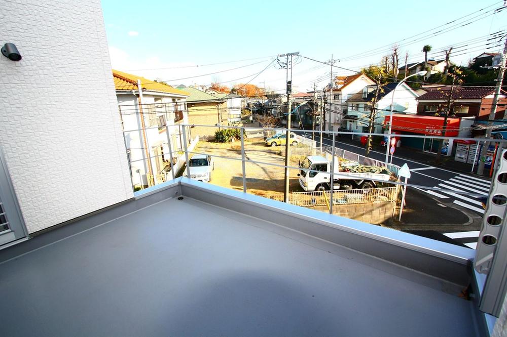 Balcony. View from the balcony.