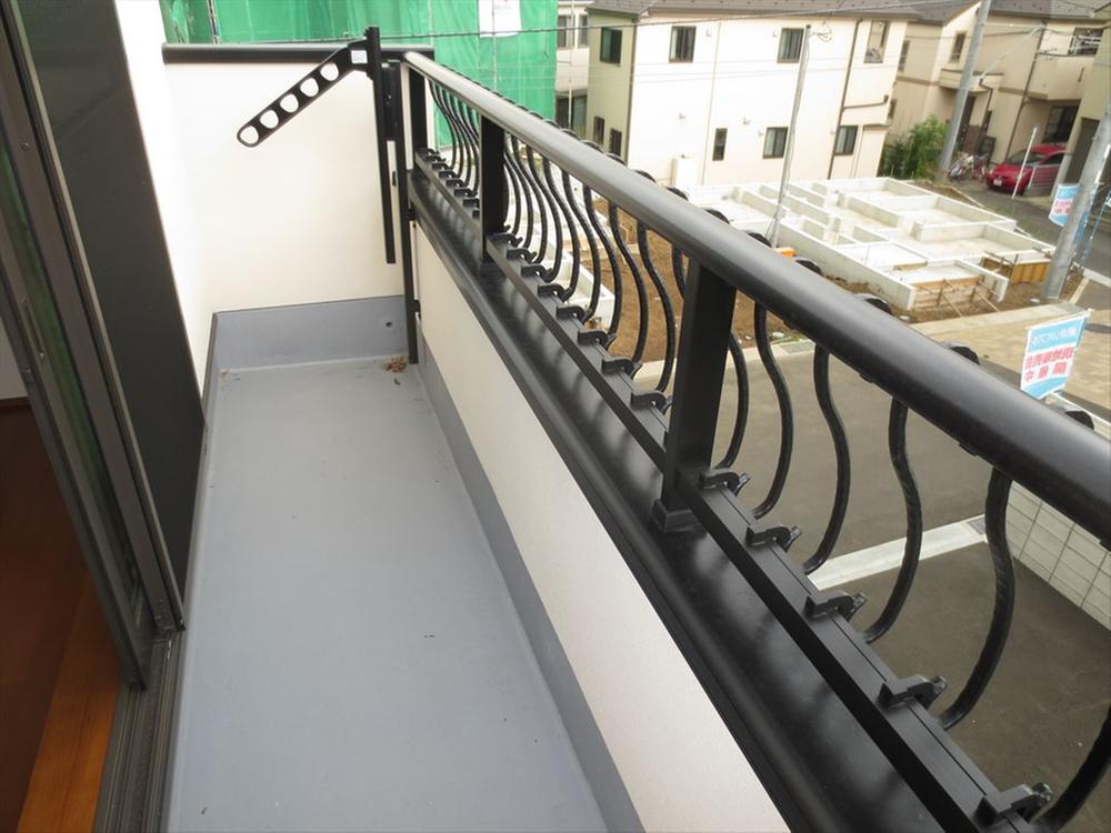 Balcony. 3 Building second floor balcony