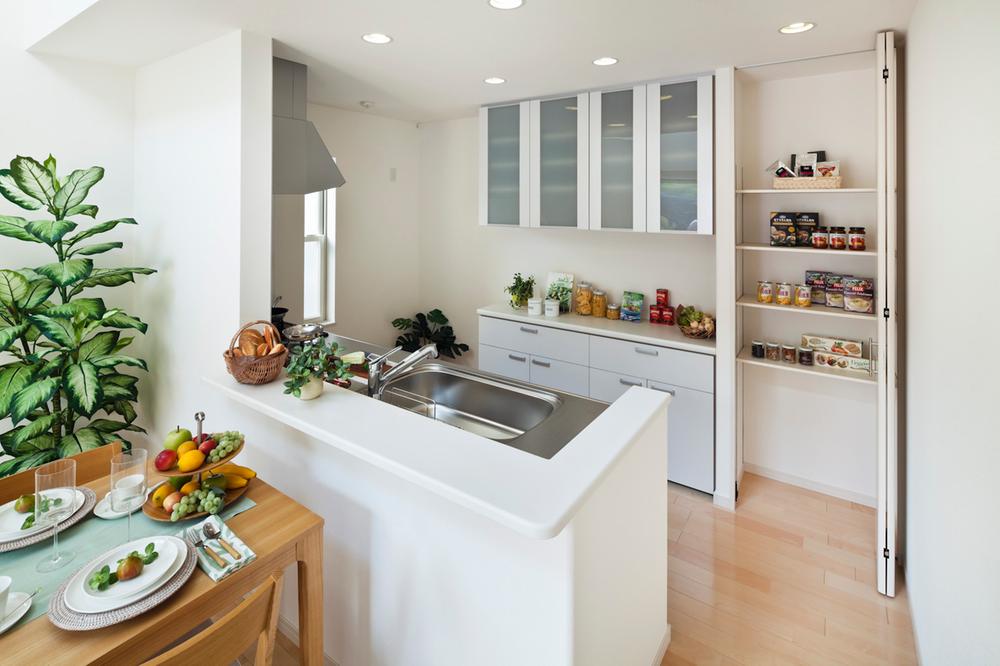 Kitchen. Model house (July 2013 shooting)