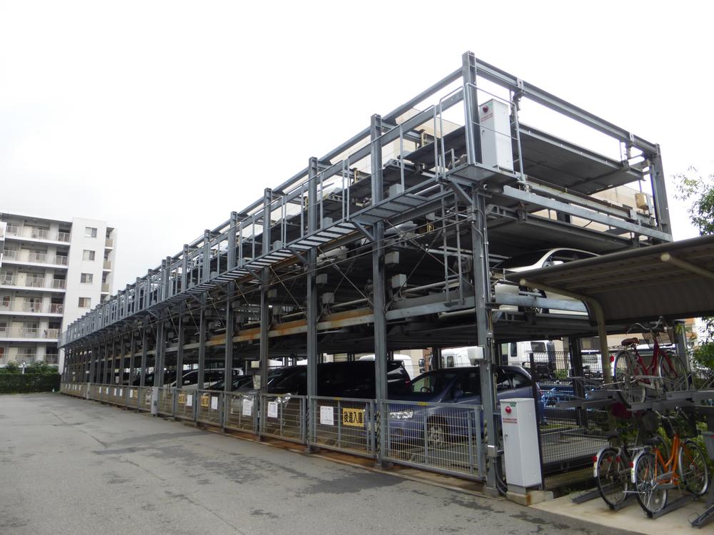 Parking lot. Common areas