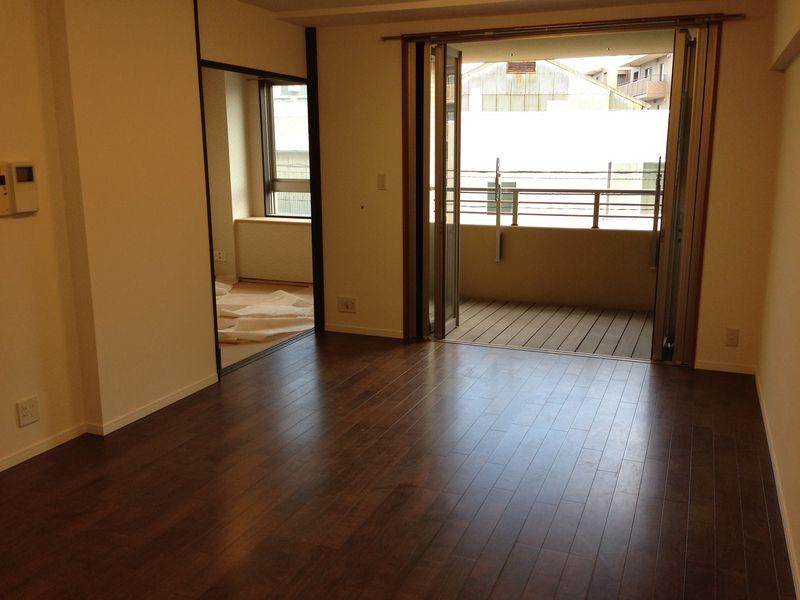Living. Renovation completed apartment Reform in the image