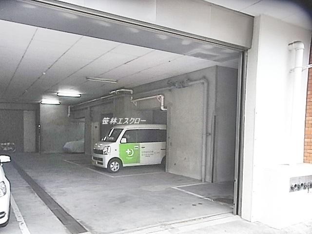 Parking lot. Common areas