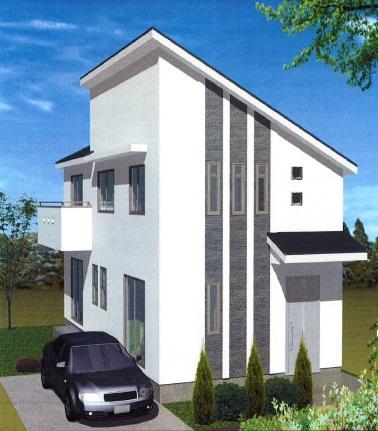 Building plan example (Perth ・ appearance). Reference Plan Floor: 3LDK, Reference Plan building Price: about 2,020 million (separately outside 構費), Reference Plan building area: 85.66 square meters (25.91 square meters)