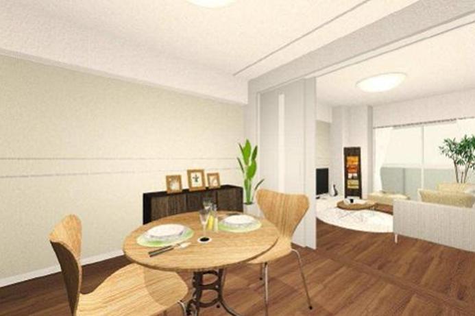 Living. Completed image view