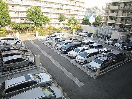 Parking lot. Common areas