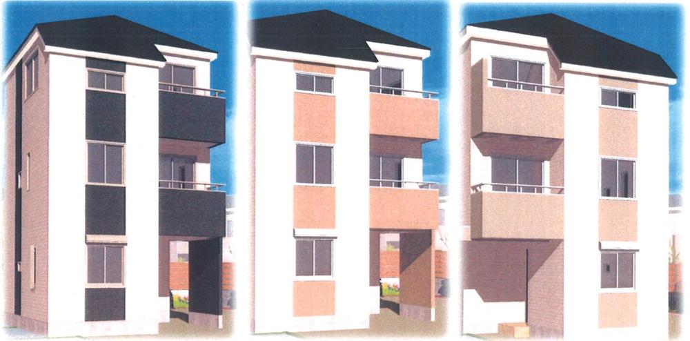 Rendering (appearance). (From left A, B, C Building) Rendering