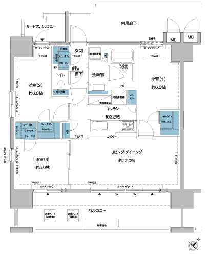 Floor: 3LDK + 3WIC + SIC + PAN, occupied area: 68.53 sq m, Price: 33,490,321 yen ~ 38,376,446 yen, now on sale