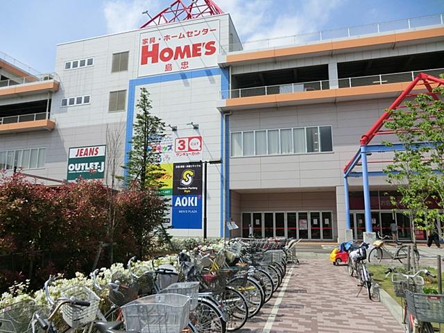 Shopping centre. 1000m home improvement until HOMES Kawasaki Daishi shop "Shimachu Co., Ltd. HOMES", Super "OK Store", It is a composite store that contains such as clothing, "Shimamura".