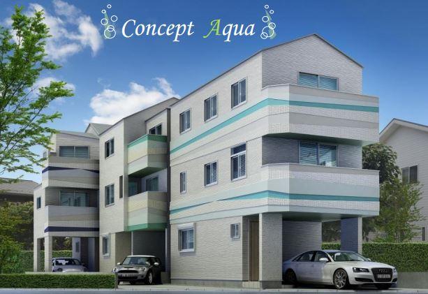 Rendering (appearance). Same construction company construction cases