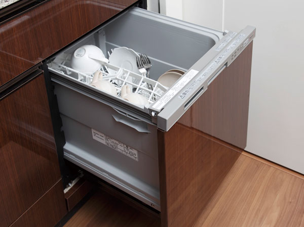 Kitchen. Dish washing and drying machine to save even housework time