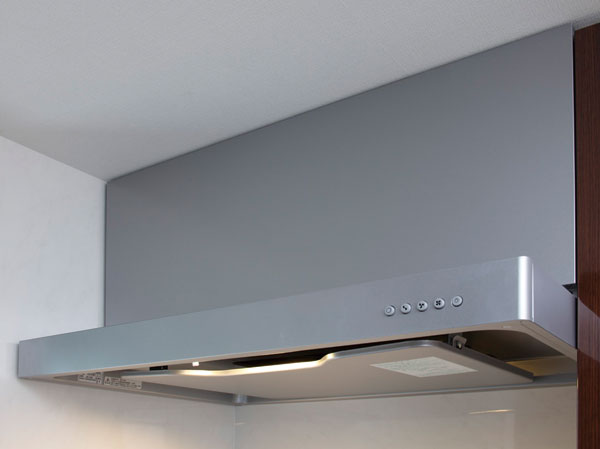 Kitchen. Filter-less range hood slim shape