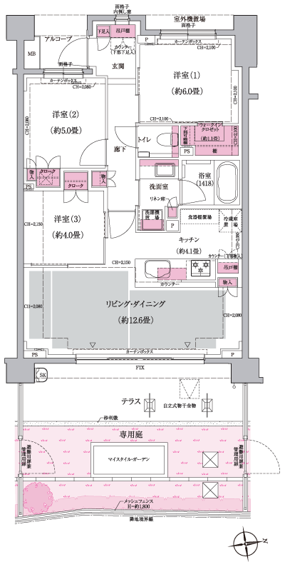 Floor: 3LD ・ K + WIC, the occupied area: 70.33 sq m, Price: TBD