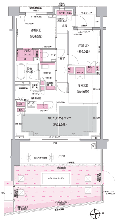 Floor: 3LD ・ K + WIC, the occupied area: 70.33 sq m, Price: TBD
