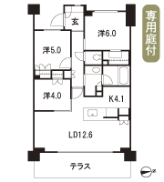 Floor: 3LD ・ K + WIC, the occupied area: 70.33 sq m, Price: TBD
