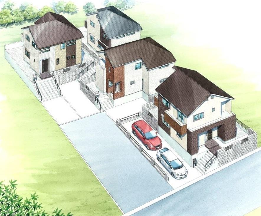 Rendering (appearance). "Miyamaedaira" is an 8-minute of newly built two-story walk from the station