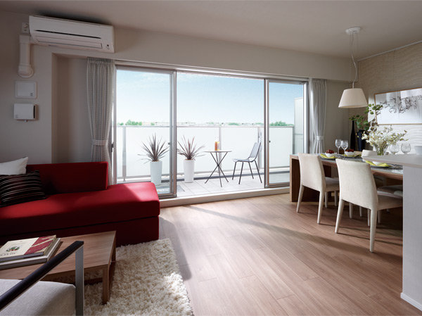 Living.  [living ・ dining]  ※ The photographs below are those obtained by photographing the model room (Gtype) in November 2012, It is included those of some options such as paid, The actual rooms may differ slightly. Also, The options are time limit, etc. limit.