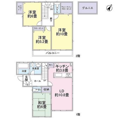 Floor plan. ◆ South road, Sunshine is good per Zenshitsuminami direction