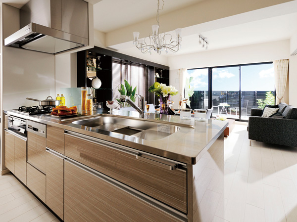 Kitchen.  [kitchen] Function and design fused, Smart face-to-face kitchen.