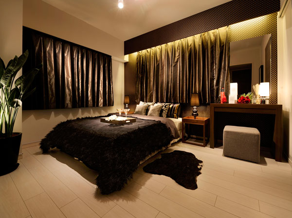 Interior.  [bedroom] Adopt a sliding door to each room. It can be effective use of space compared to the hinged door, Easy safe opening and closing. Also, Even partition of the living room of the LD next, It is refreshing open because the sliding door. (Except for some type)