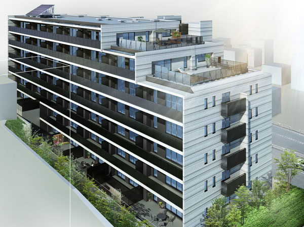 Buildings and facilities. To people who wish the fine living of Denentoshi. More comfortable, There is a more liveable "Saginuma" So life to be fulfilled. It was both the breadth and functionality, 44 House of confidence, Born here. (Exterior view)