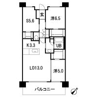 Floor: 2LD ・ K + S + 3WIC, occupied area: 76.22 sq m