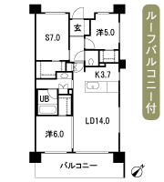 Floor: 2LD ・ K + S + 3WIC, occupied area: 81.48 sq m