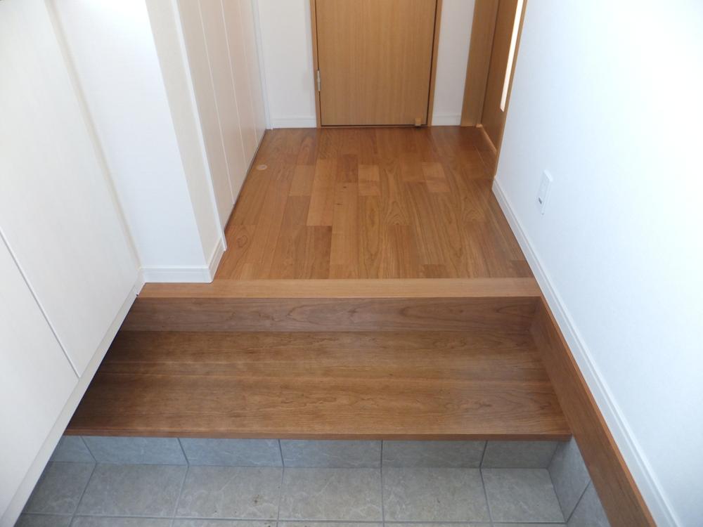 Entrance. We put a lower step.