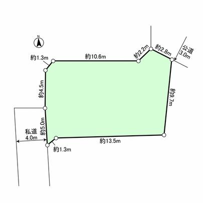 Compartment figure. Current Status vacant lot. It is not in the building conditional sales locations.
