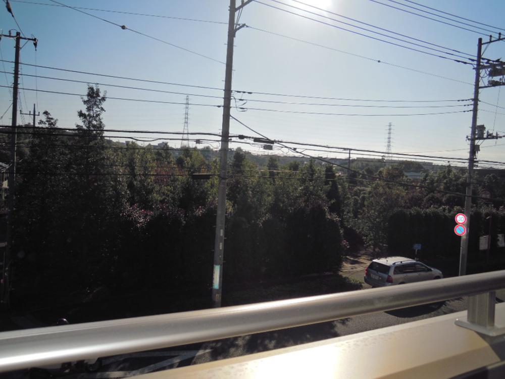 View photos from the dwelling unit. South road, The earlier spread the production green space, Exposure to the sun, View, Sense of openness is good!