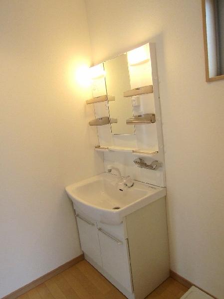 Wash basin, toilet. It is vanity.