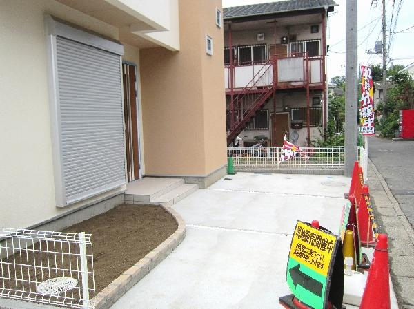 Parking lot. Parking is a space making easy to park the car.