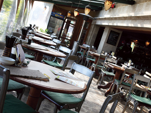 Surrounding environment. Monsoon Cafe (about 1700m)