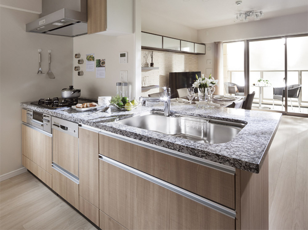 Kitchen.  [kitchen] Yet stylish, Functional kitchen. It has adopted a consideration attentive equipment meticulously. (Model Room F type)