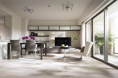 Building structure. Living-dining ※ All indoor photo model room F type