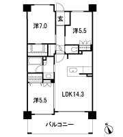 Floor: 3LDK + W + N, the occupied area: 70.73 sq m, Price: 47,480,000 yen, now on sale