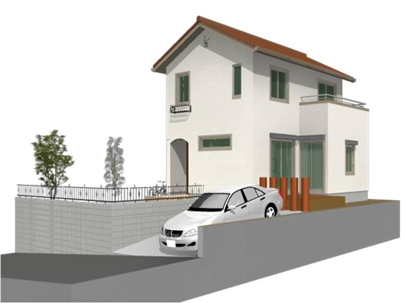 Building plan example (Perth ・ appearance). Building plan example building price 30 million yen, Building area 97.39 sq m